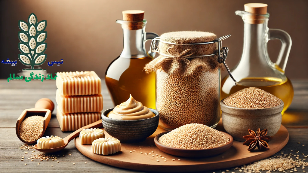 خواص بی‌نظیر محصولات کنجدی خرید از سایت تیس بیشه