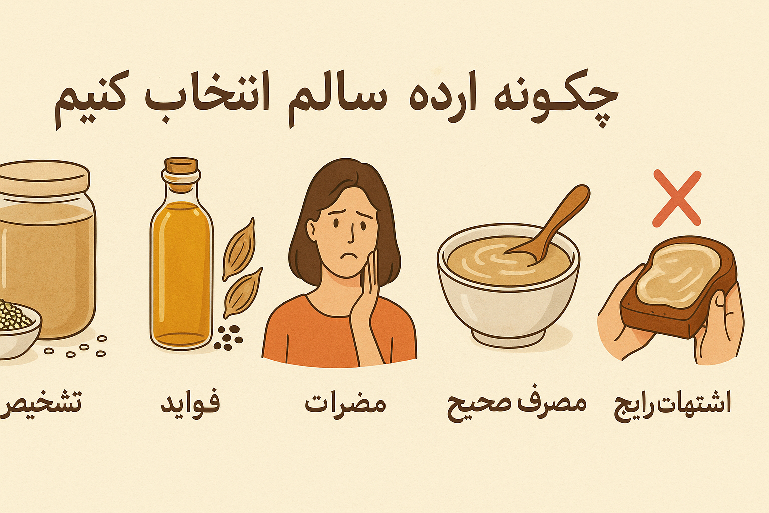 مضرات ارده؛ خواص، عوارض، روش تشخیص ارده سالم و مصرف صحیح ⭐