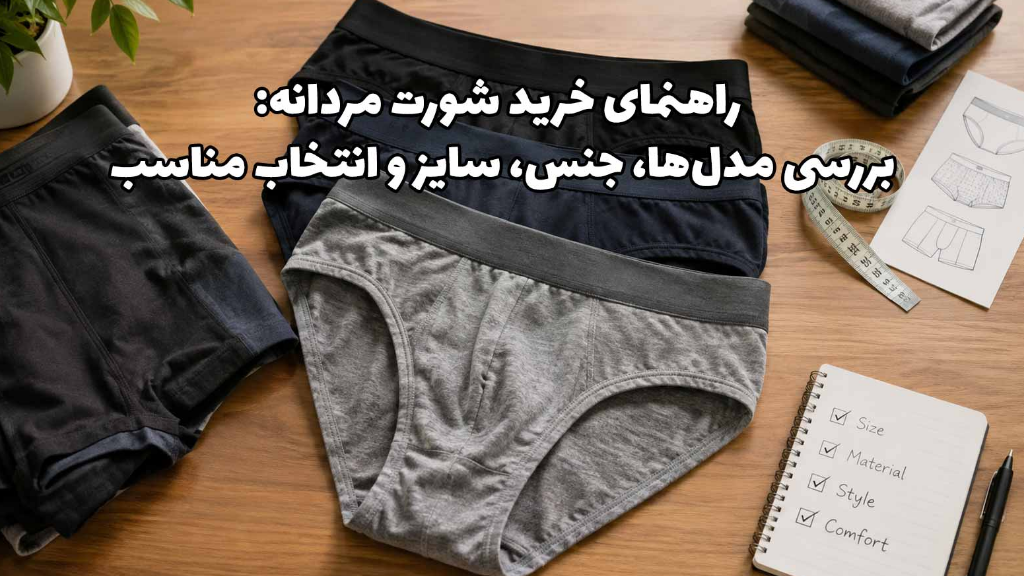 راهنمای خرید شورت مردانه؛ بررسی مدل‌ها، جنس، سایز و انتخاب مناسب