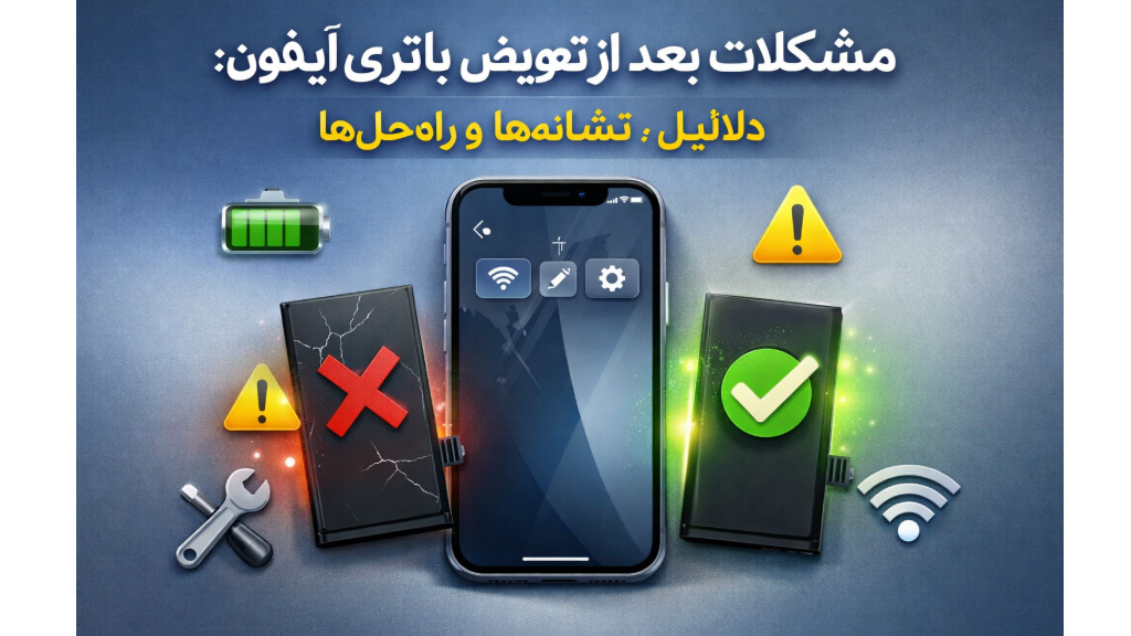 مشکلات بعد از تعویض باتری آیفون | دلایل و راه‌حل