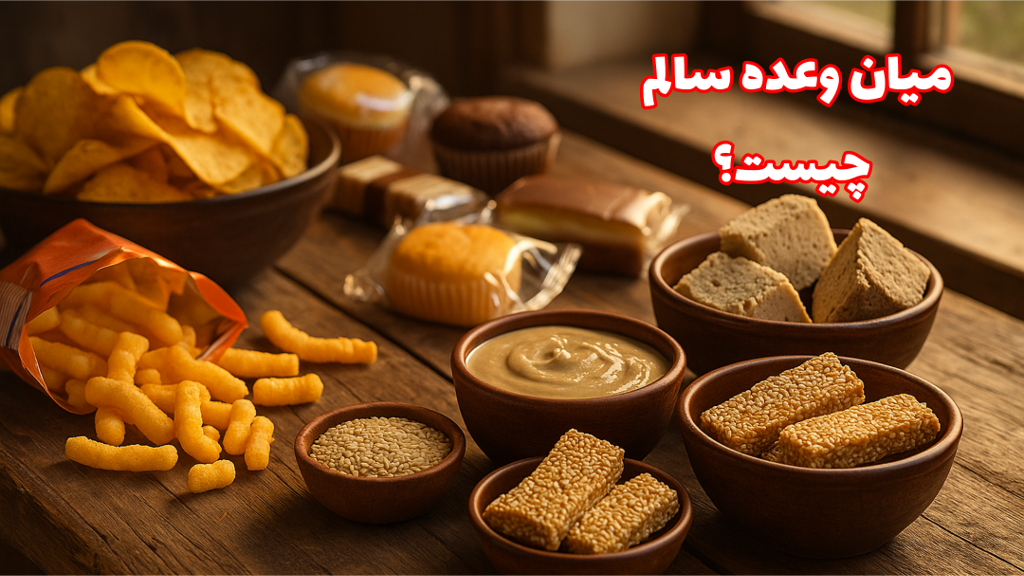 «میانوعده سالم چیست و چرا مهم است؟»