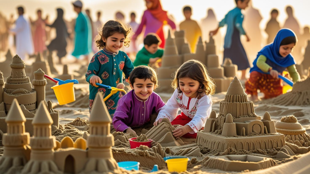 مجسمه های شنی