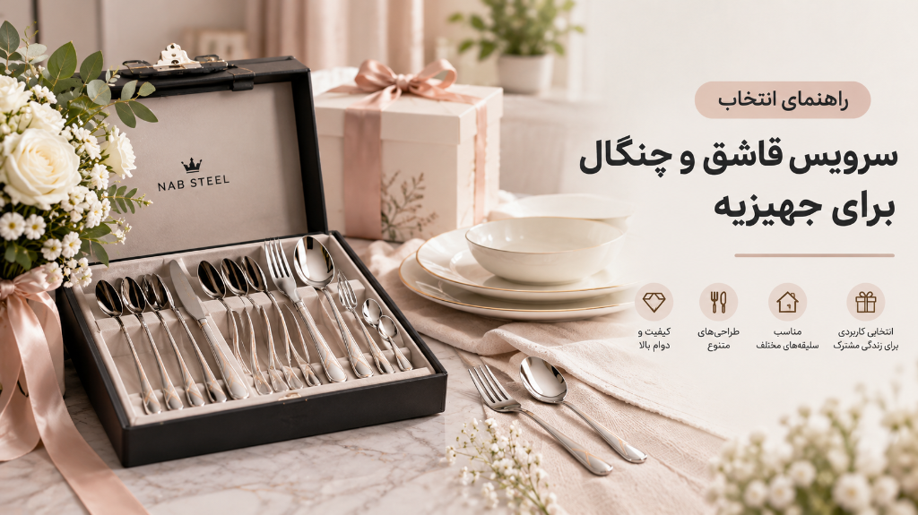 انتخاب سرویس قاشق و چنگال برای جهیزیه