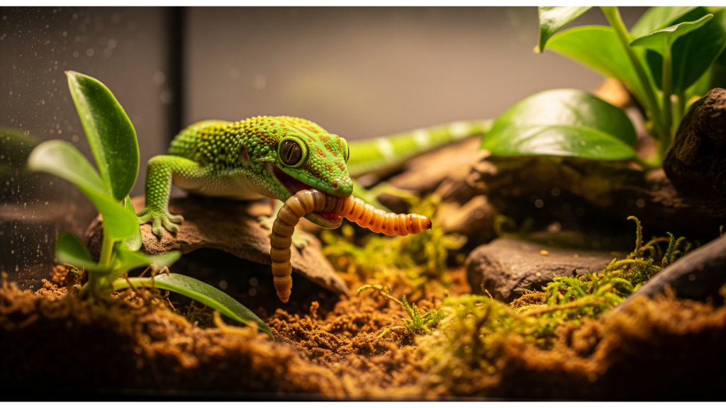 میلورم و سوپرورم: چرا گکوها عاشق این کرم‌ها هستن؟