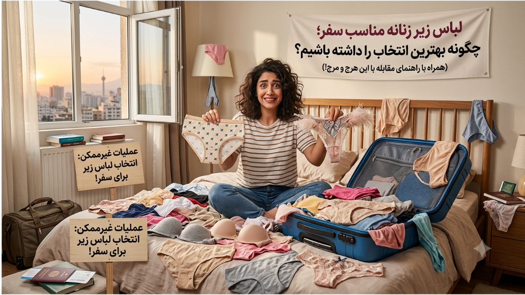لباس زیر زنانه مناسب سفر انتخاب بهترین لباس زیر برای سفر
