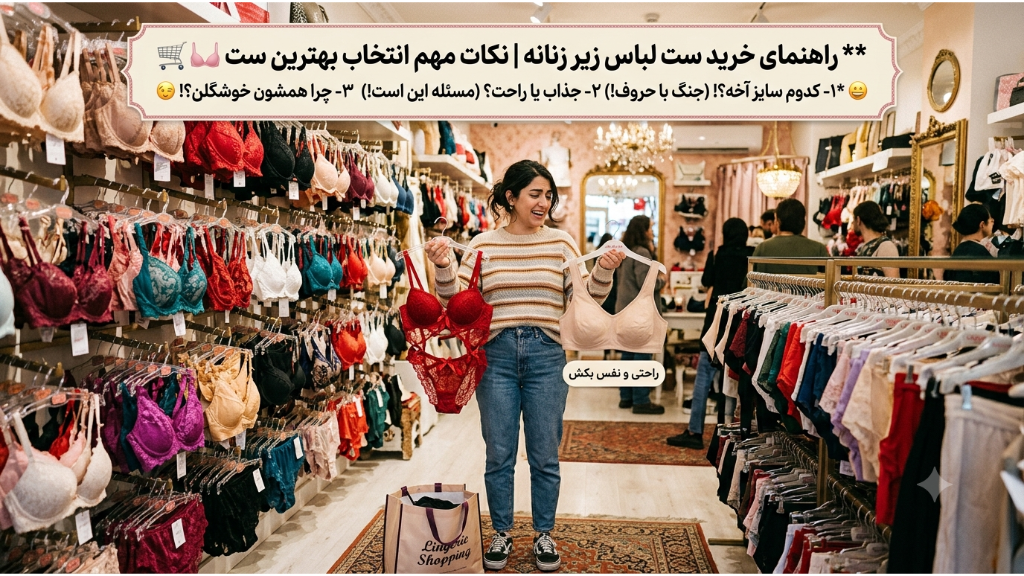 راهنمای خرید ست لباس زیر زنانه | نکات مهم انتخاب ست لباس زیر
