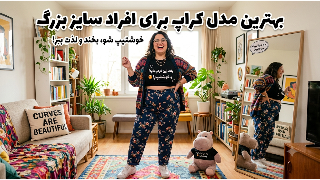 بهترین مدل کراپ برای افراد سایز بزرگ