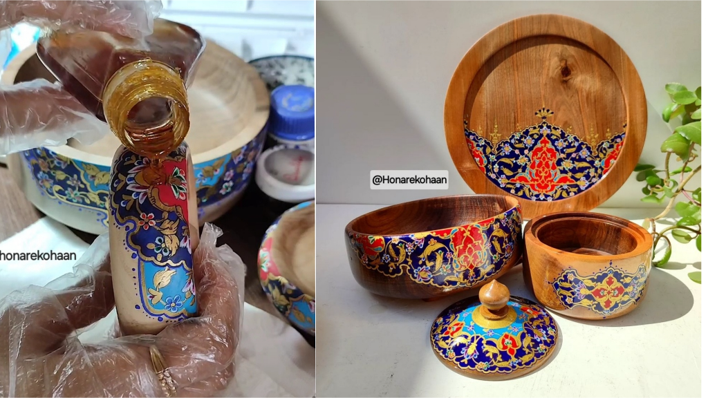 پوشش روغنی برای محافظت از تذهیب