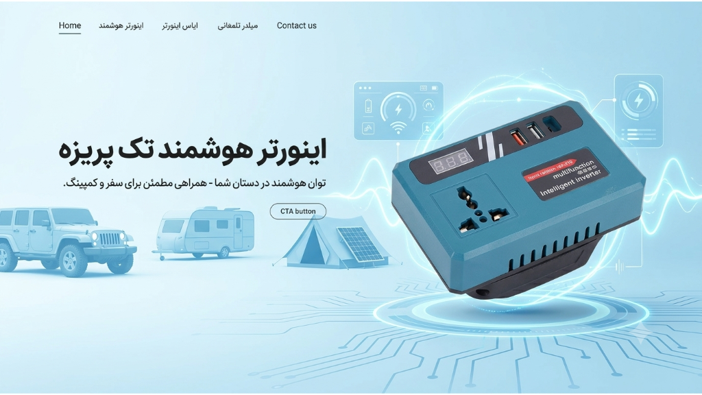 اینورتر تک پریزه هوشمند