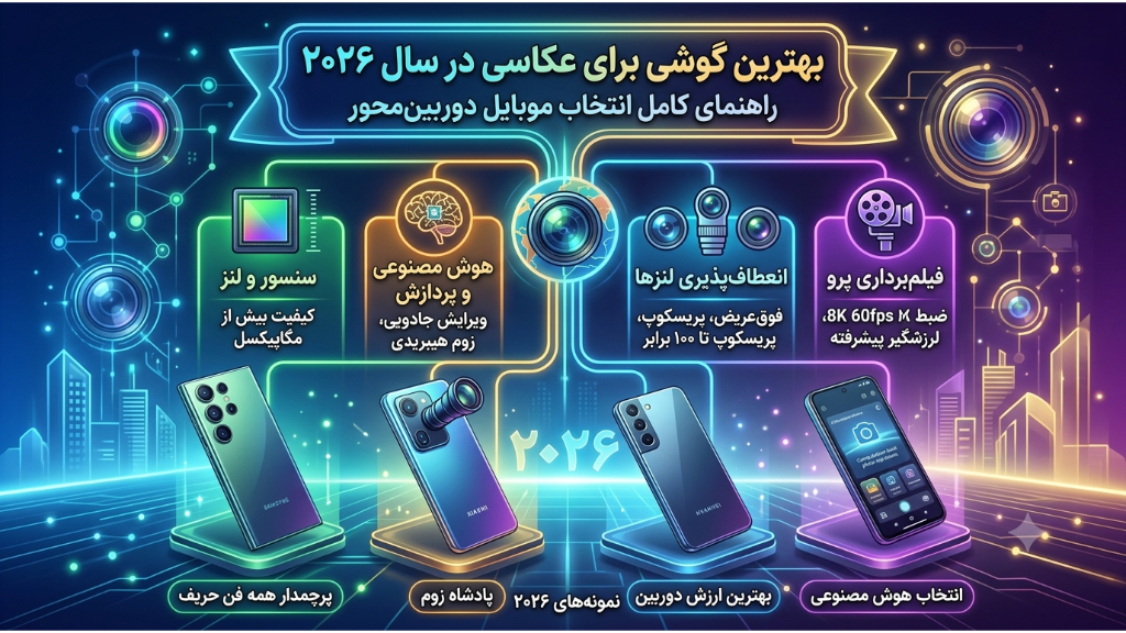 بهترین گوشی برای عکاسی در سال 2026