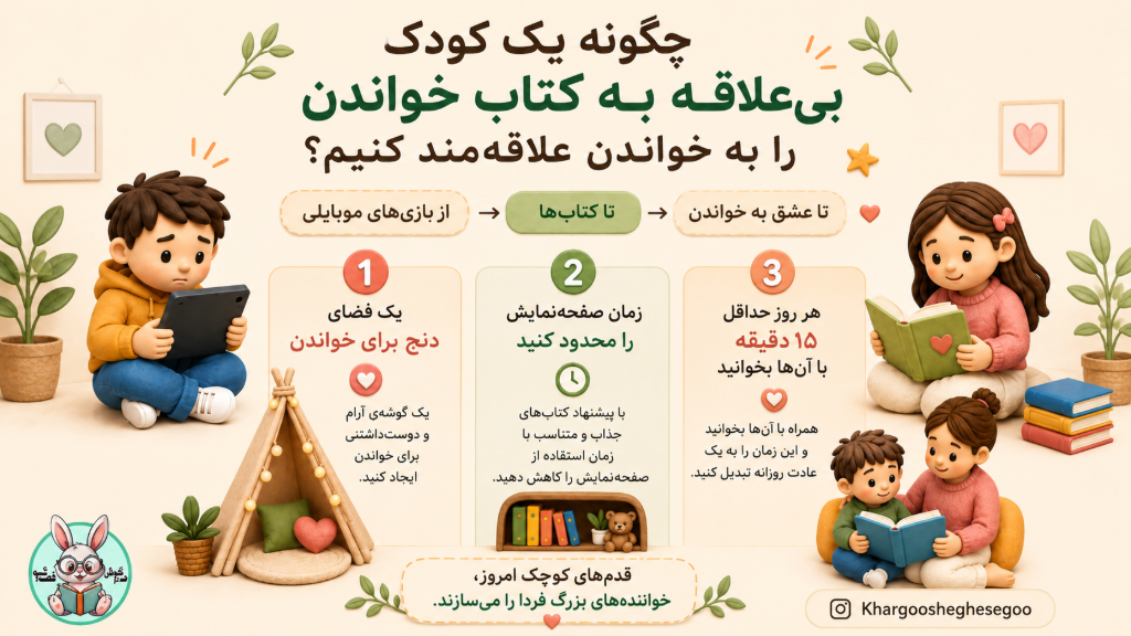 علاقه به کتابخوانی، یک استعداد ذاتی نیست