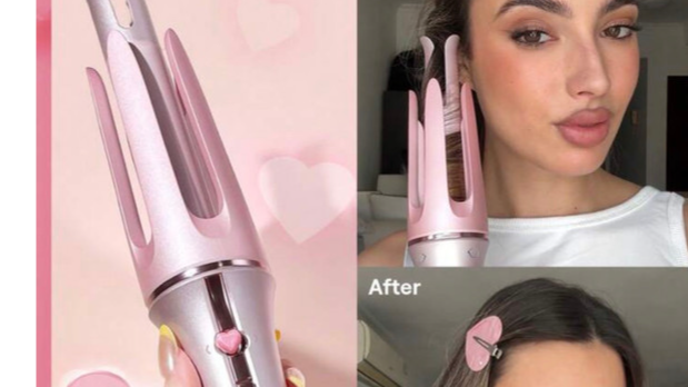 دستگاه کرلی شیگلم اورجینال رنگ صورتی