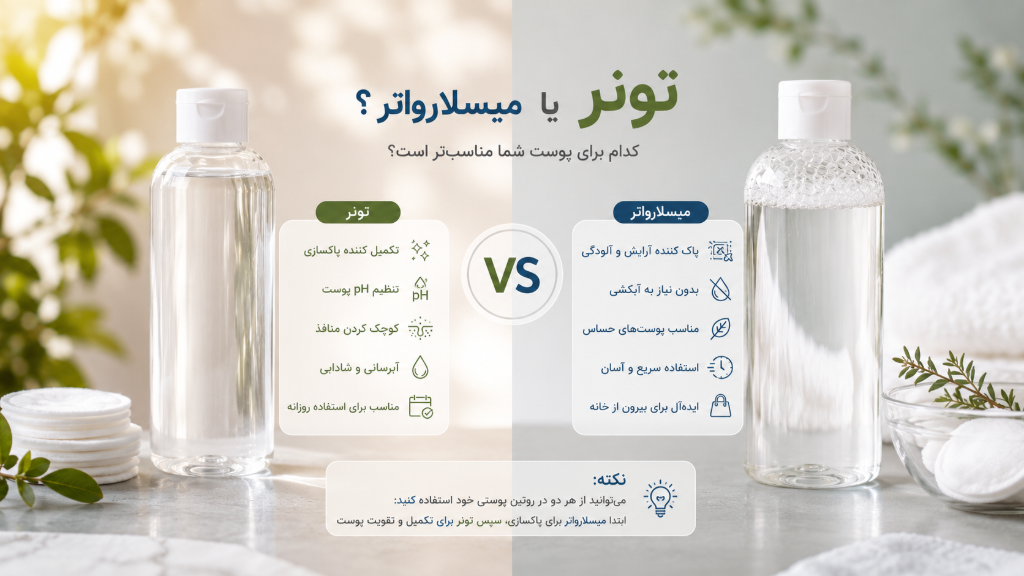 تونر یا میسلارواتر؟