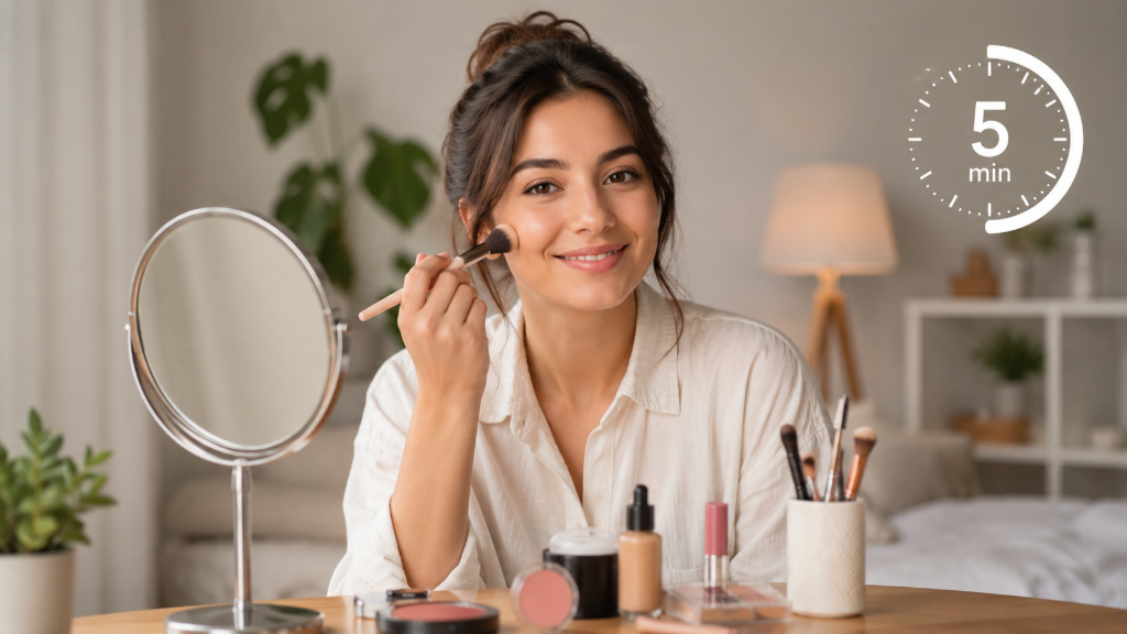 روتین آرایش 5 دقیقه‌ای!؟