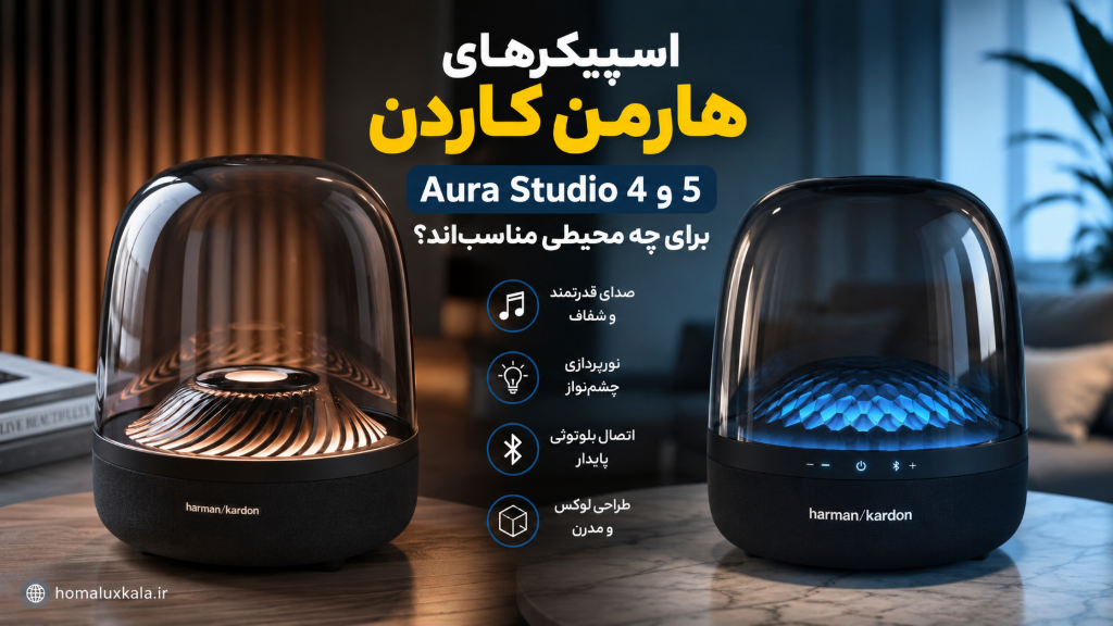 اسپیکرهای هارمن کاردن Aura Studio 4 و 5 برای چه محیطی مناسب‌اند؟