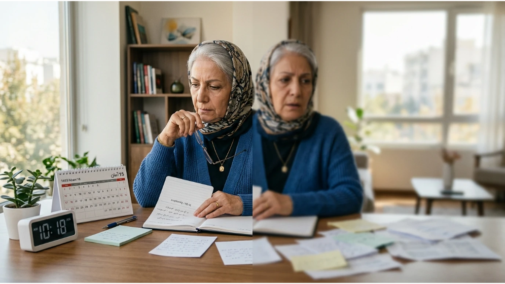 فراموشی مرتبط با سن یا علائم زوال عقل؟