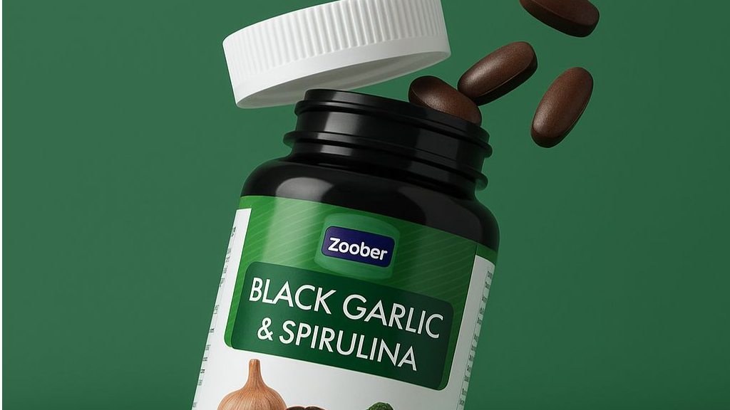 قرص سیر سیاه و اسپیرولینا: دو مکمل طبیعی برای سلامت شما