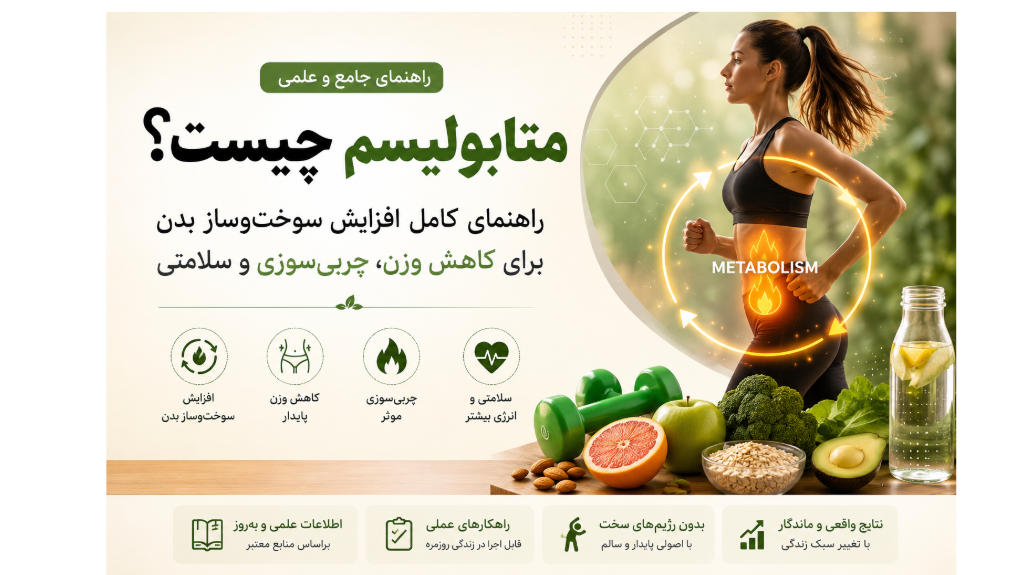 متابولیسم چیست؟ 15 روش علمی افزایش متابولیسم بدن
