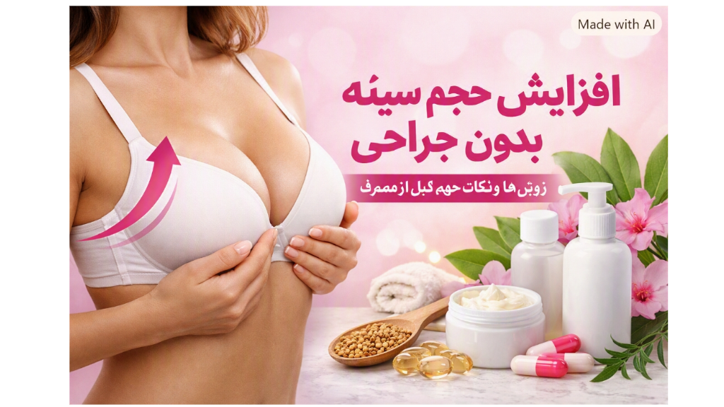 افزایش حجم سینه بدون جراحی؛ معرفی روشها، مزایا