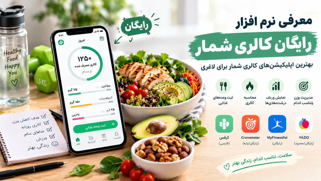 معرفی بهترین اپلیکیشن‌های کالری شمار