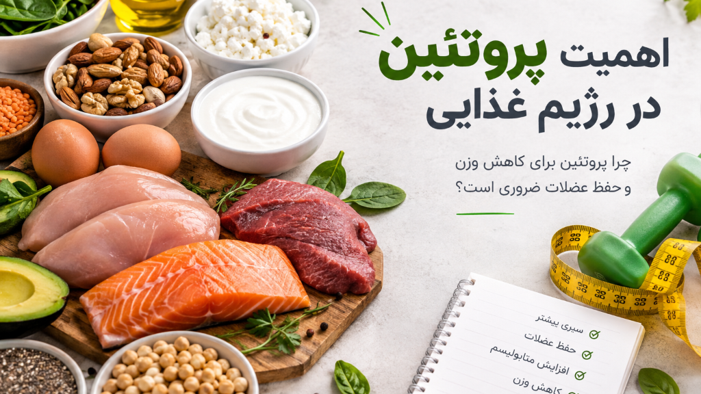 اهمیت پروتئین در رژیم غذایی