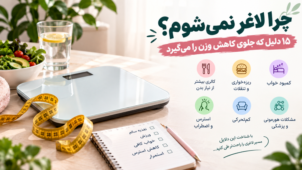 چرا لاغر نمیشوم؟