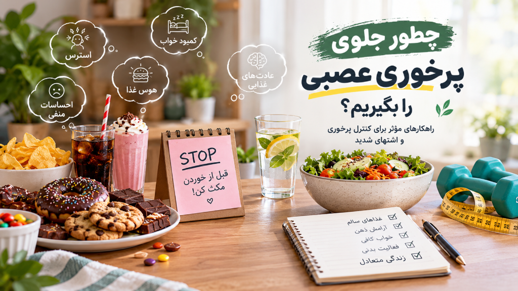 چطور جلوی پر خوری عصبی رابگیریم؟