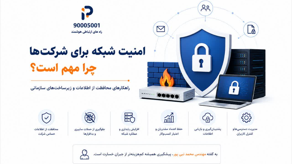 امنیت شبکه برای شرکت‌ها چرا مهم است؟