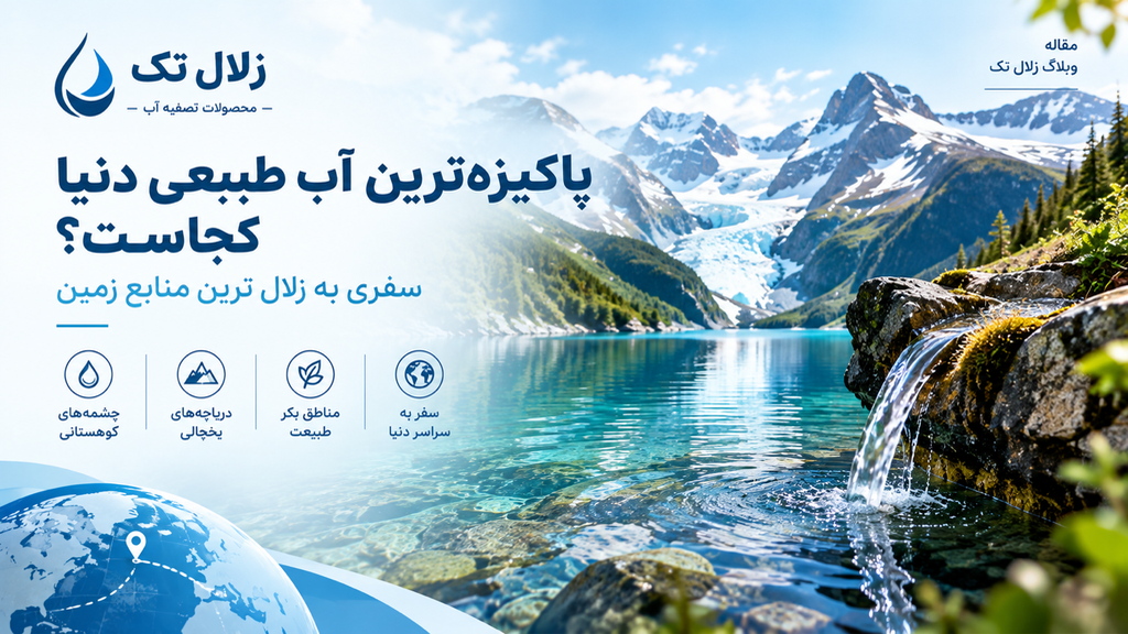 پاکیزه‌ترین آب طبیعی دنیا کجاست؟ سفری به زلال‌ترین منابع زمین