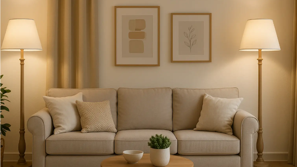 نحوه چیدمان آباژور در پذیرایی