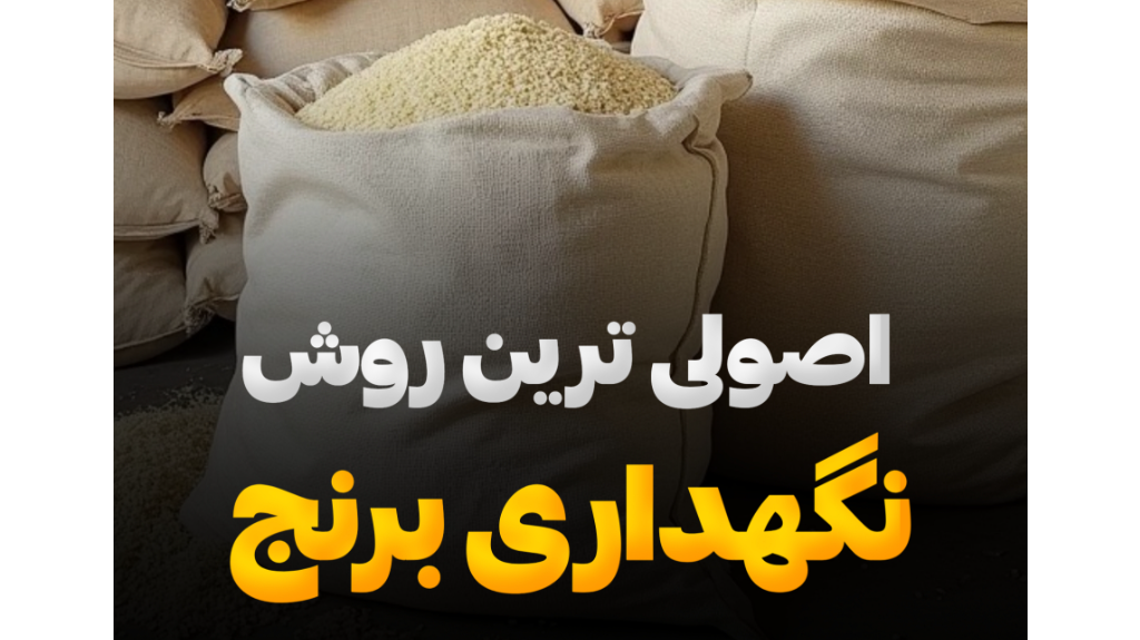 اصولی ترین روش نگهداری برنج
