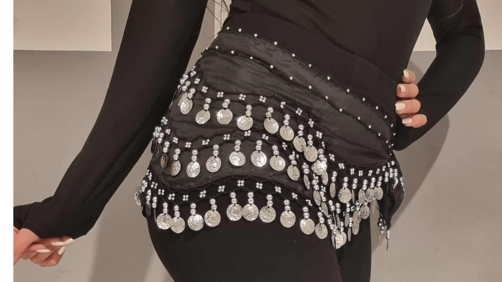 خرید شال رقص حریر با سکه