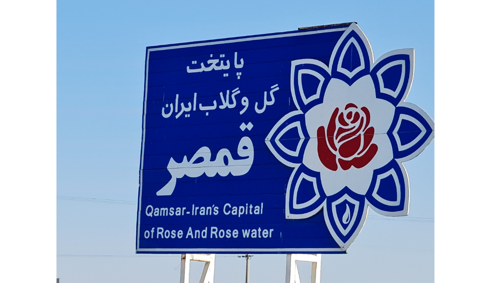 قمصر پایتخت گل و گلاب ایران