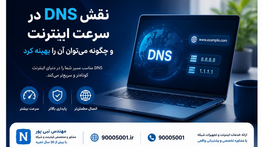 نقش DNS در سرعت اینترنت و چگونه می‌توان آن را بهینه کرد