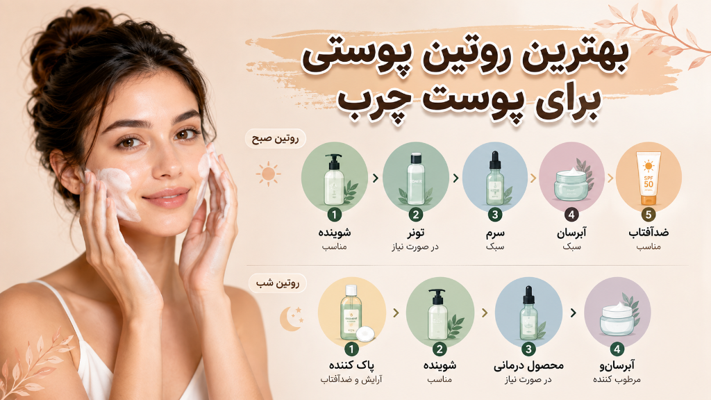 روتین پوست چرب