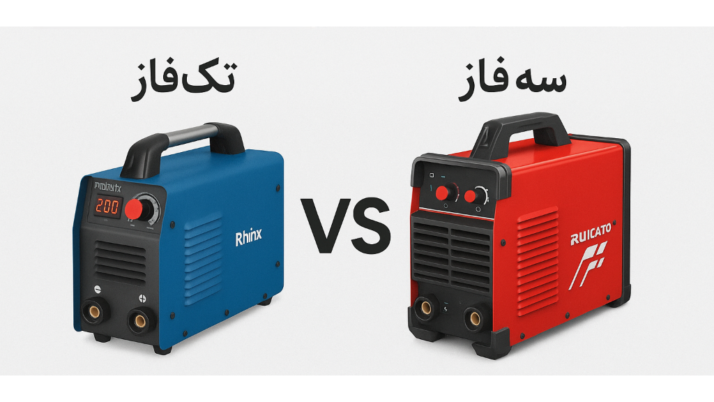 فرق دستگاه جوش تک‌فاز با سه‌فاز