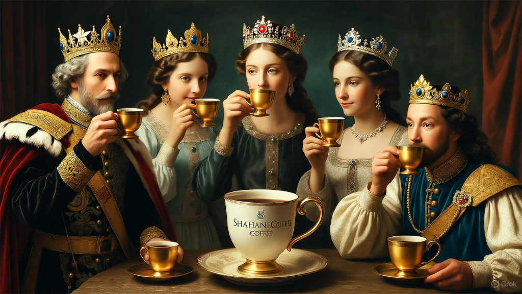هنر دم‌آوری قهوه، شاهانه و فاخر