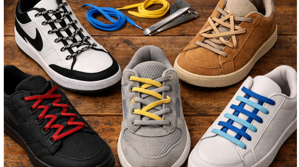 آموزش بستن بند کفش مدل دار