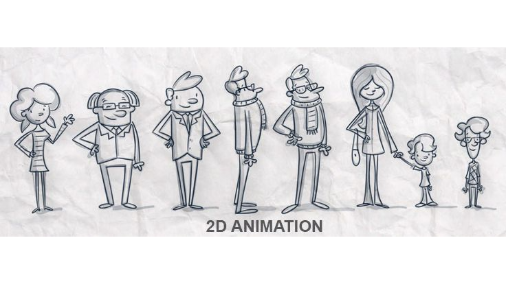 انواع طراحی انیمیشن دو بعدی