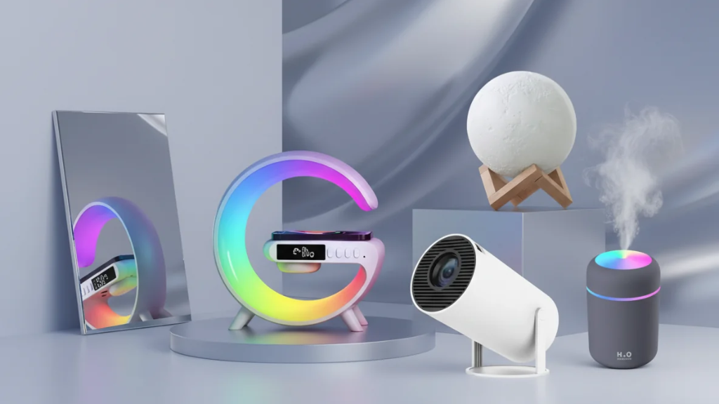 خانه مدرن با لوازم دکوراتیو و گجتهای هوشمند