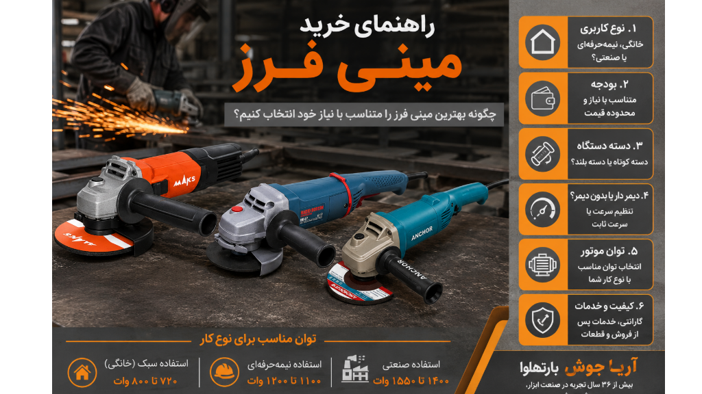 راهنمای خرید مینی فرز؛ بررسی نکات مهم قبل از خرید