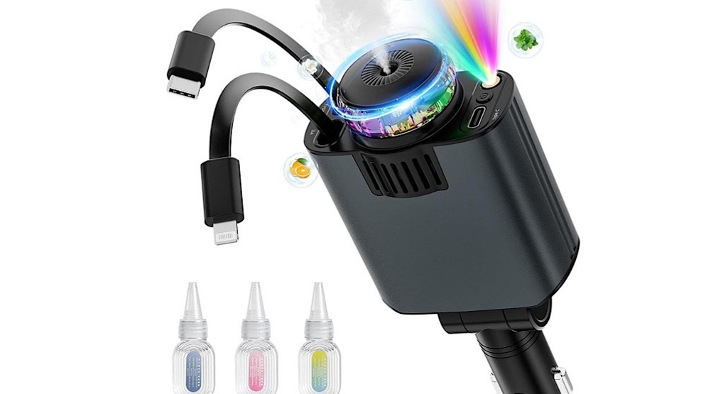 شارژر فندکی خودرو W&O مدل Starlight پنج کاره