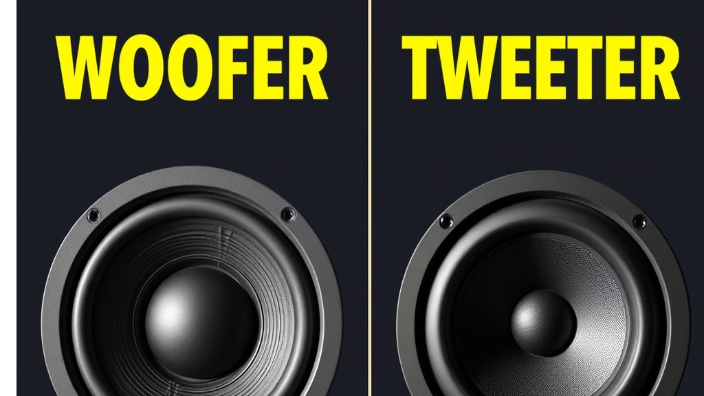 تفاوت Woofer و Tweeter در اسپیکر
