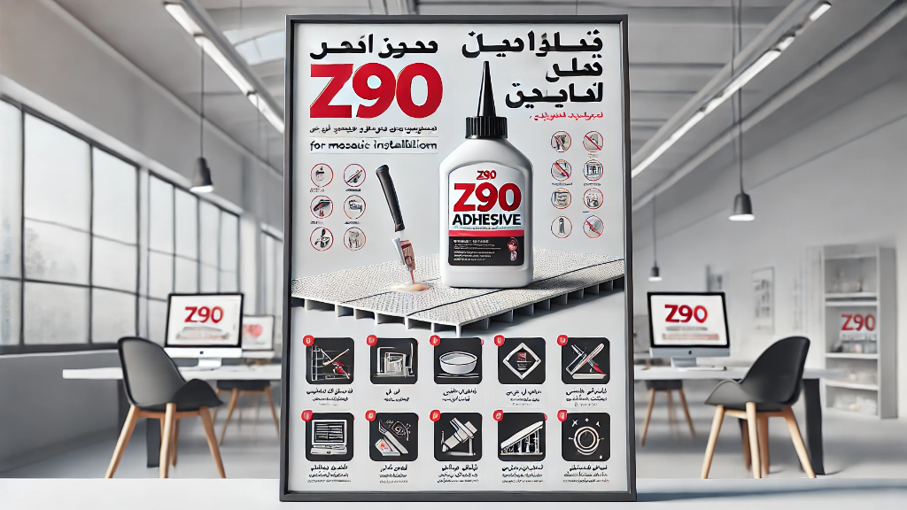 چسب Z90 در آب‌بندی و نصب موزاییک