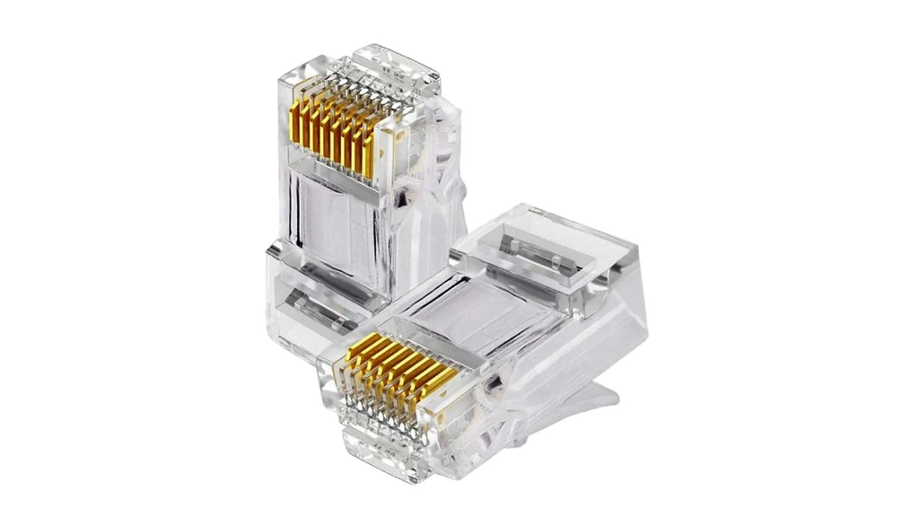 مقایسه بین کانکتور RJ45 یکتکه، دوتکه و میانگذر (Pass Through)