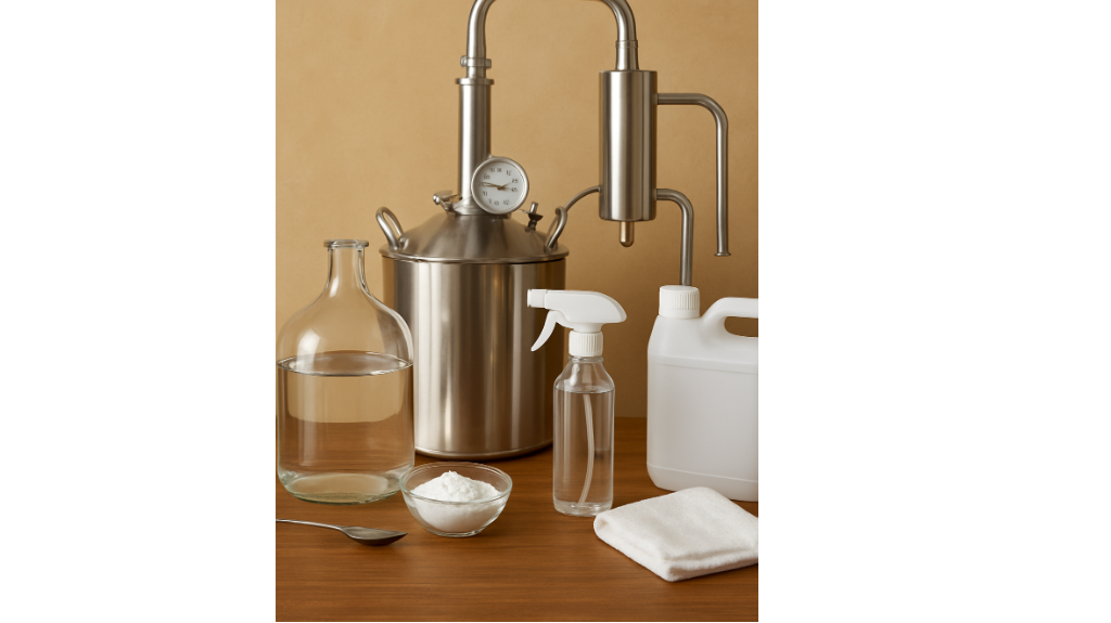 🧼 بهترین روشهای تمیزکاری و ضدعفونی تجهیزات تقطیر