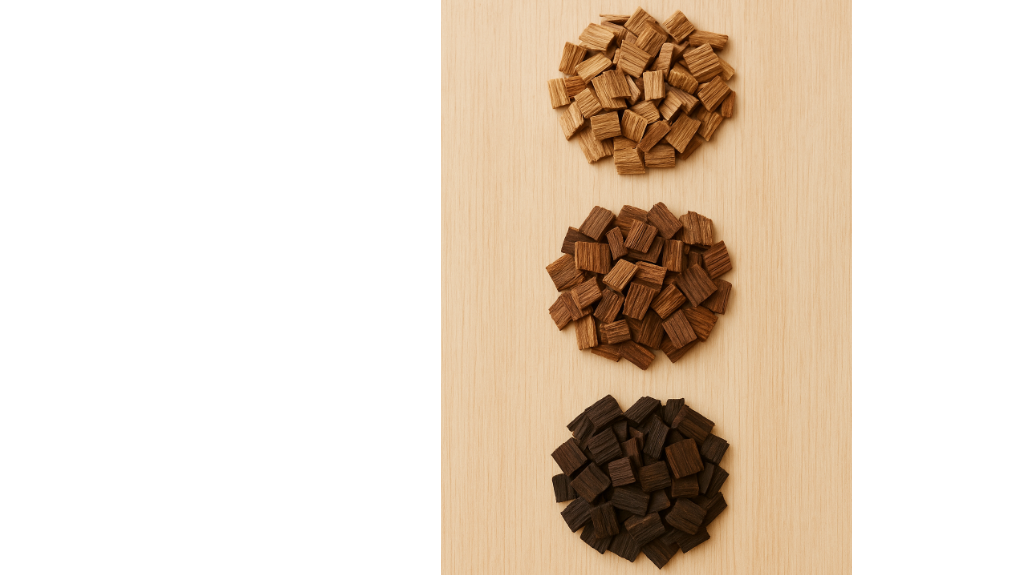 تفاوت انواع چیپس بلوط فرانسوی، ارمنستان و کانادایی