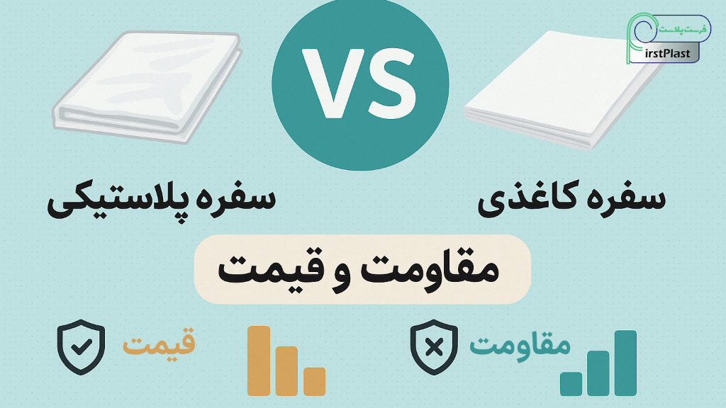 تفاوت سفره های پلاستیکی با کاغذی | مقاومت و قیمت