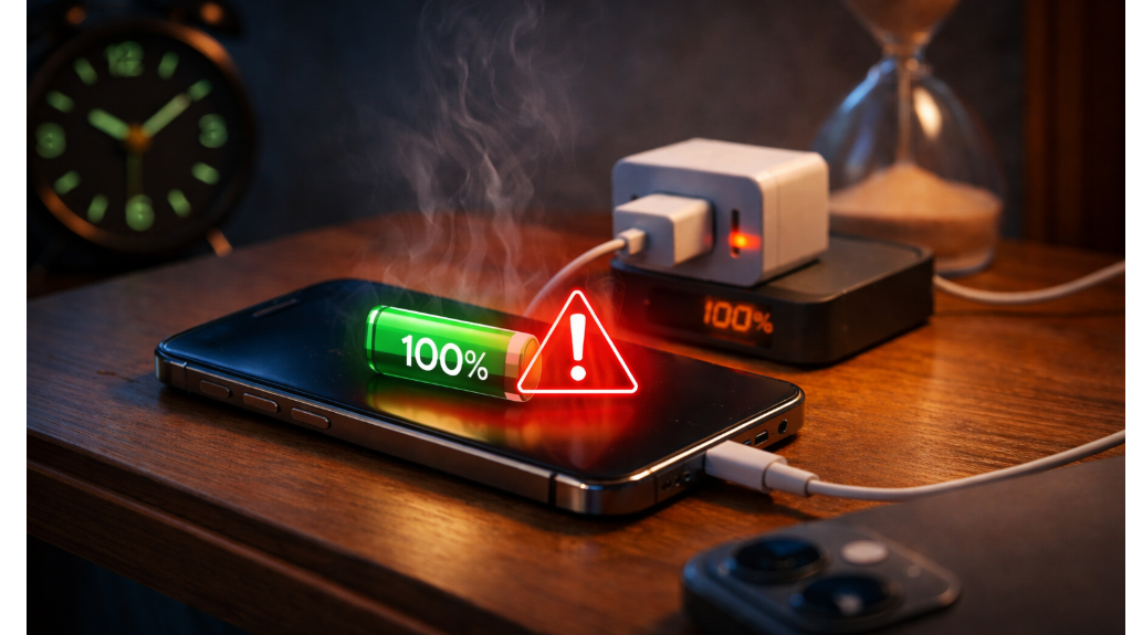 آیا شارژ کردن آیفون تا 100٪ به باتری آسیب میزند؟