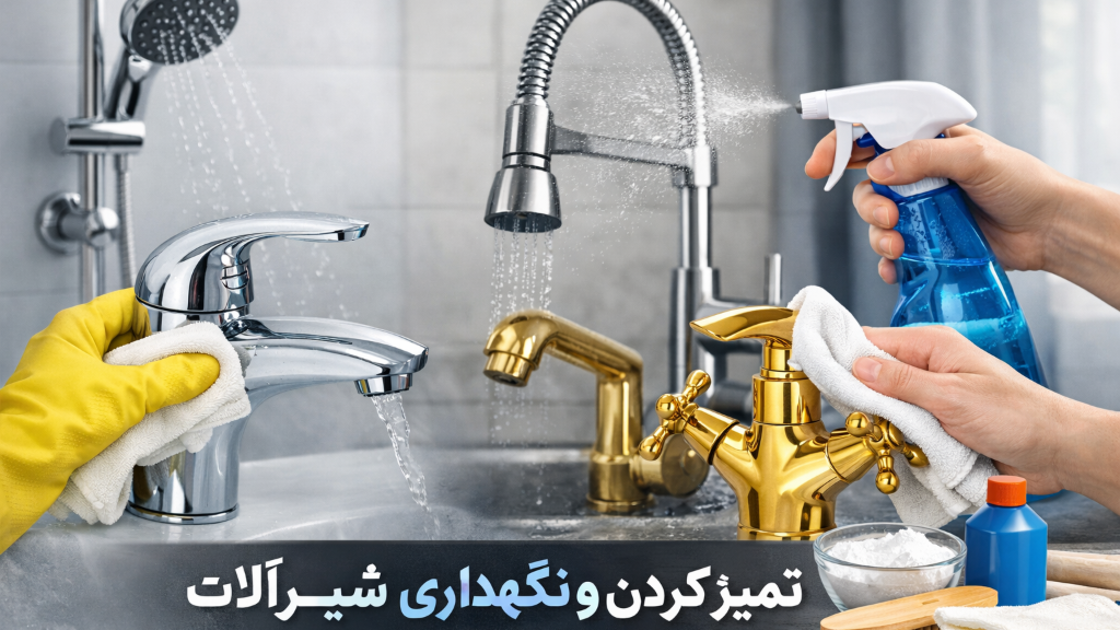 اشتباهات رایج در تمیز کردن و نگهداری شیرآلات (و راه درست آن)
